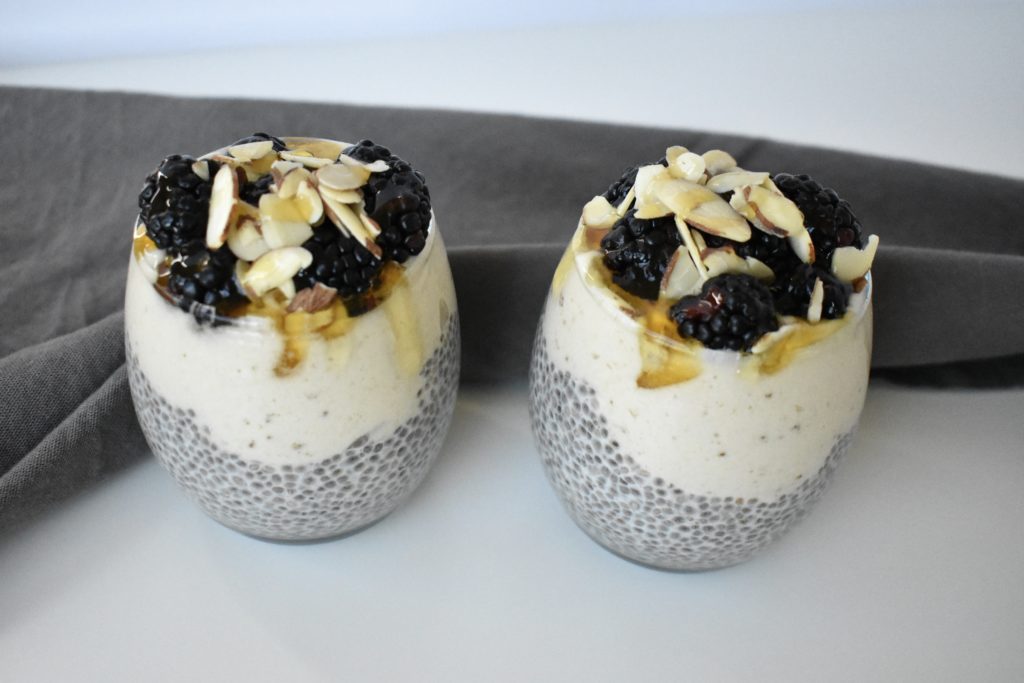 Banana "Ice Cream" + Chia Seed Pudding Parfait