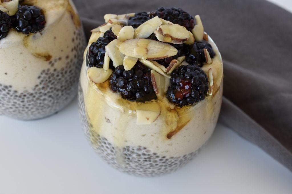 Banana "Ice Cream" + Chia Seed Pudding Parfait